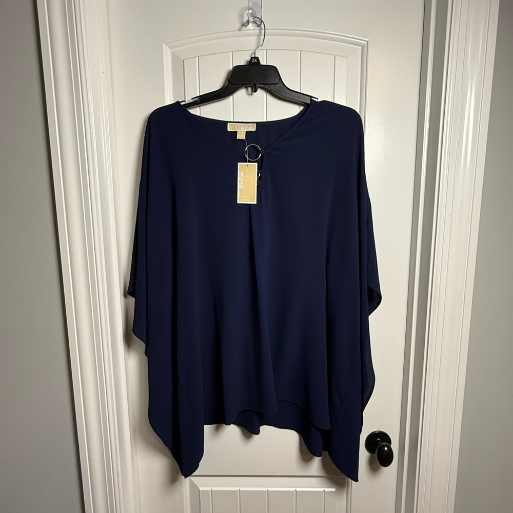 Michael Kors Navy Women's Blouse